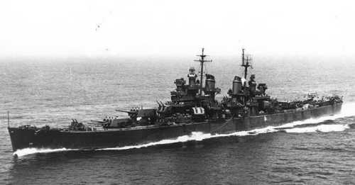 1/1200 Post WWII USN CA-68 USS Baltimore 3D Printed Grey 