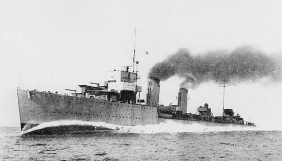 Hms Amazon D 39 Of The Royal Navy British Destroyer Of The Prototype Class Allied Warships Of Wwii Uboat Net