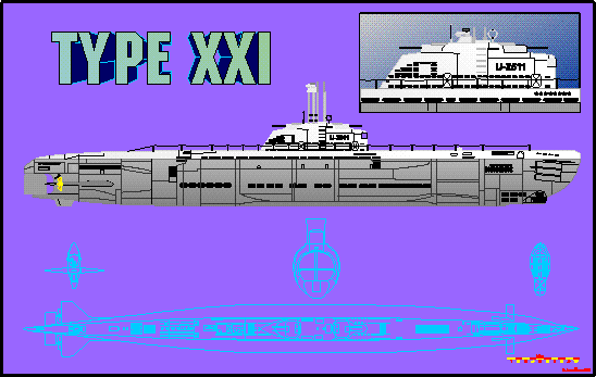 Type XVIII Walter boats - U-boat Types - German U-boats of ... german xxi u boat diagram 